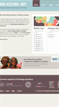 Mobile Screenshot of drugresistancemaps.org